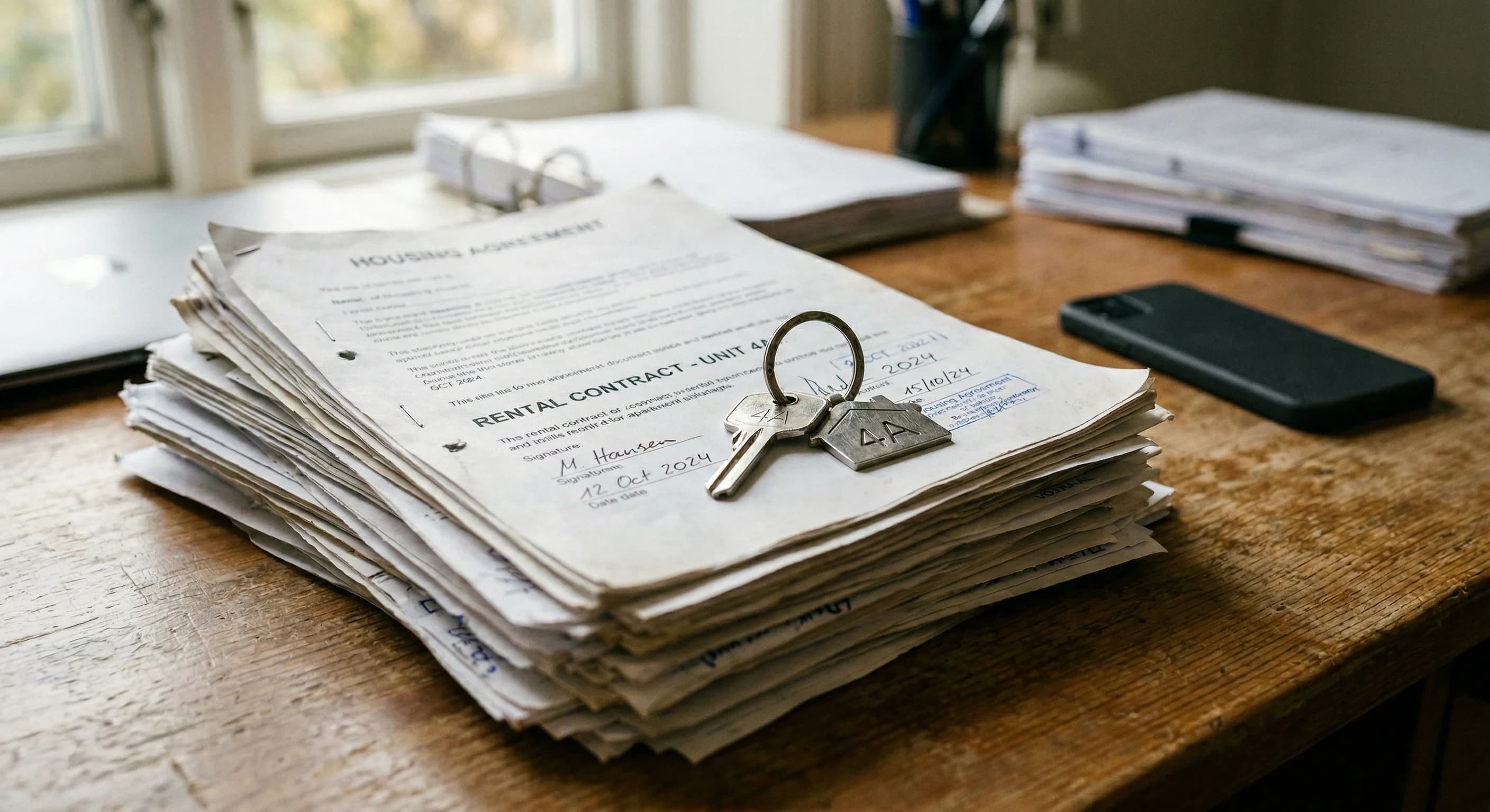 Fysiske breve bevares i lejesager