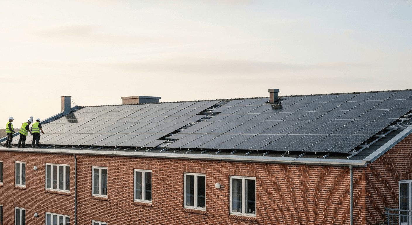 Nye tilskudsregler skal fremme solceller på etagebyggeri og i boligforeninger.