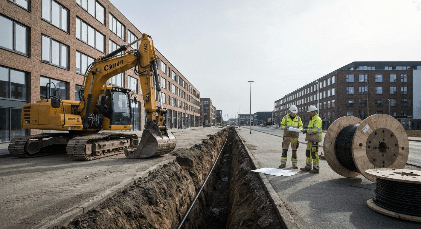 Gravearbejde til telekabler samles under ny fælles lovgivning