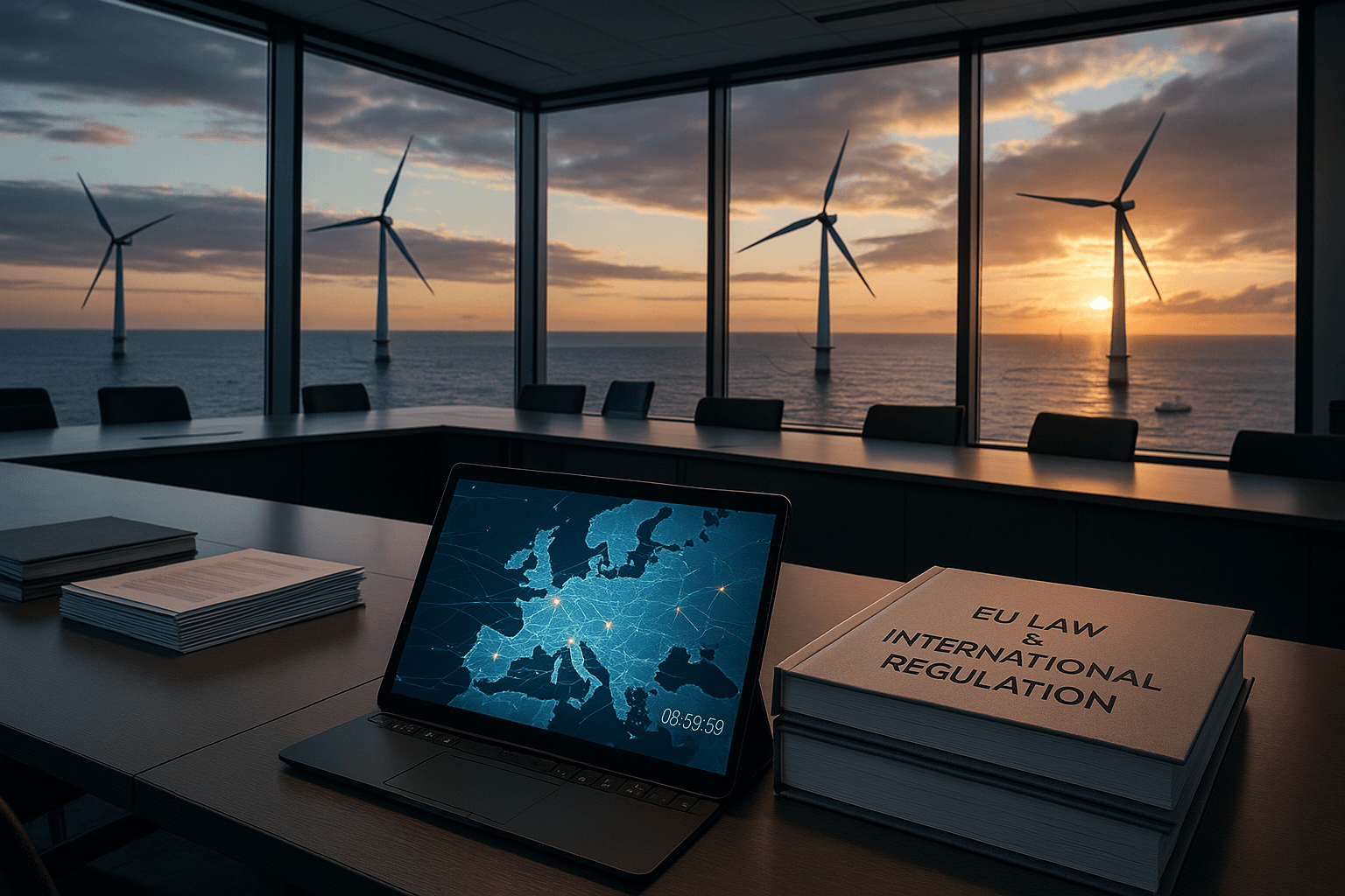 EU-regler og internationalt samarbejde om elektronisk bevismateriale og havvind