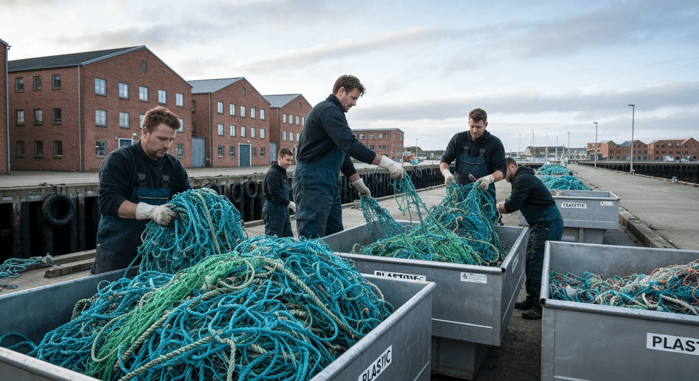 Fiskere skal nu håndtere udtjente redskaber efter nye miljøkrav om producentansvar