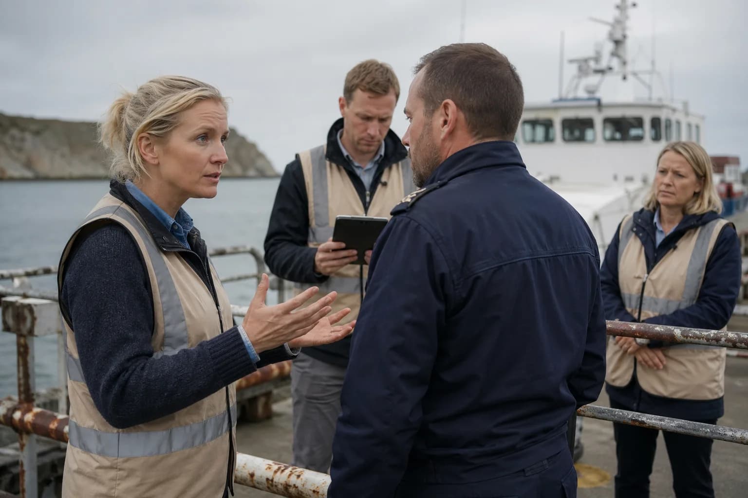 Frontex grænseovervågning og grundrettighedstilsyn i Grækenland.