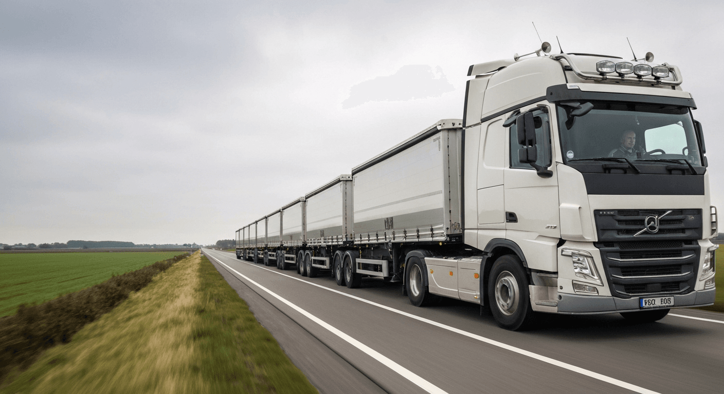 Større modulvogntog skal fremover optimere godstransporten på de danske veje