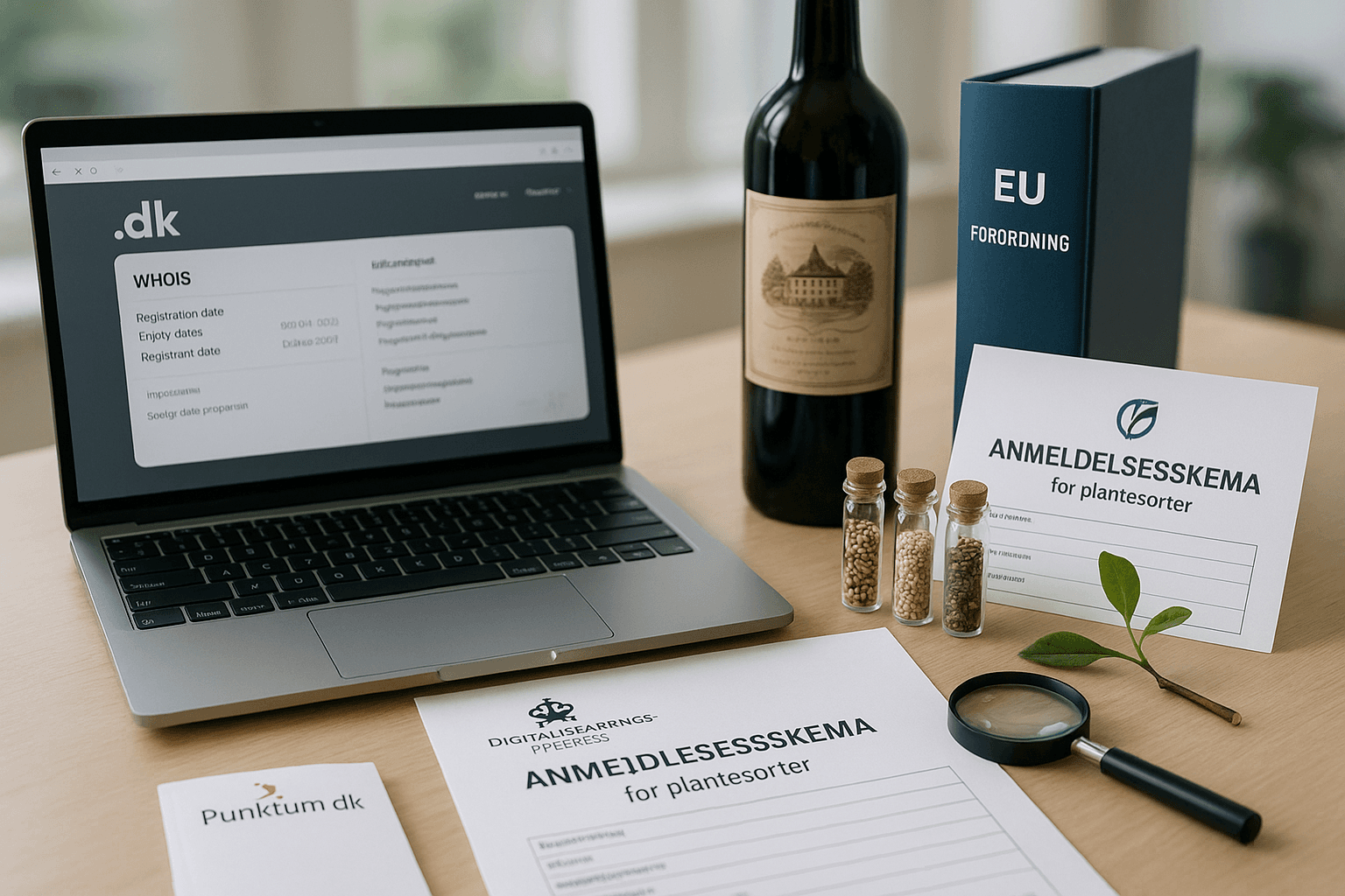 Styrket Immaterialret for Plantesorter Vin og .dk Domæner