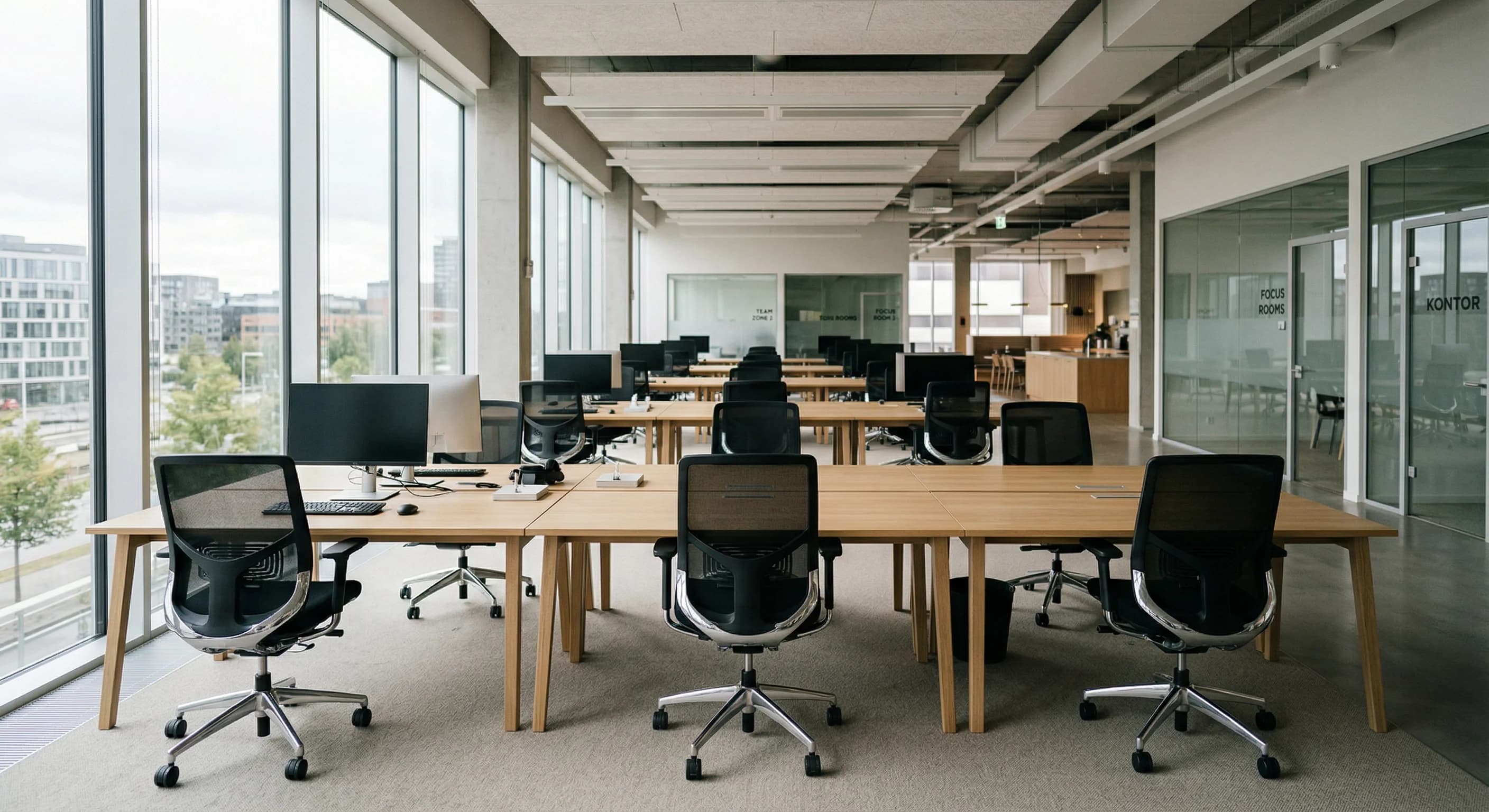 Grafik der viser regionale forskelle i ubesatte jobopslag.