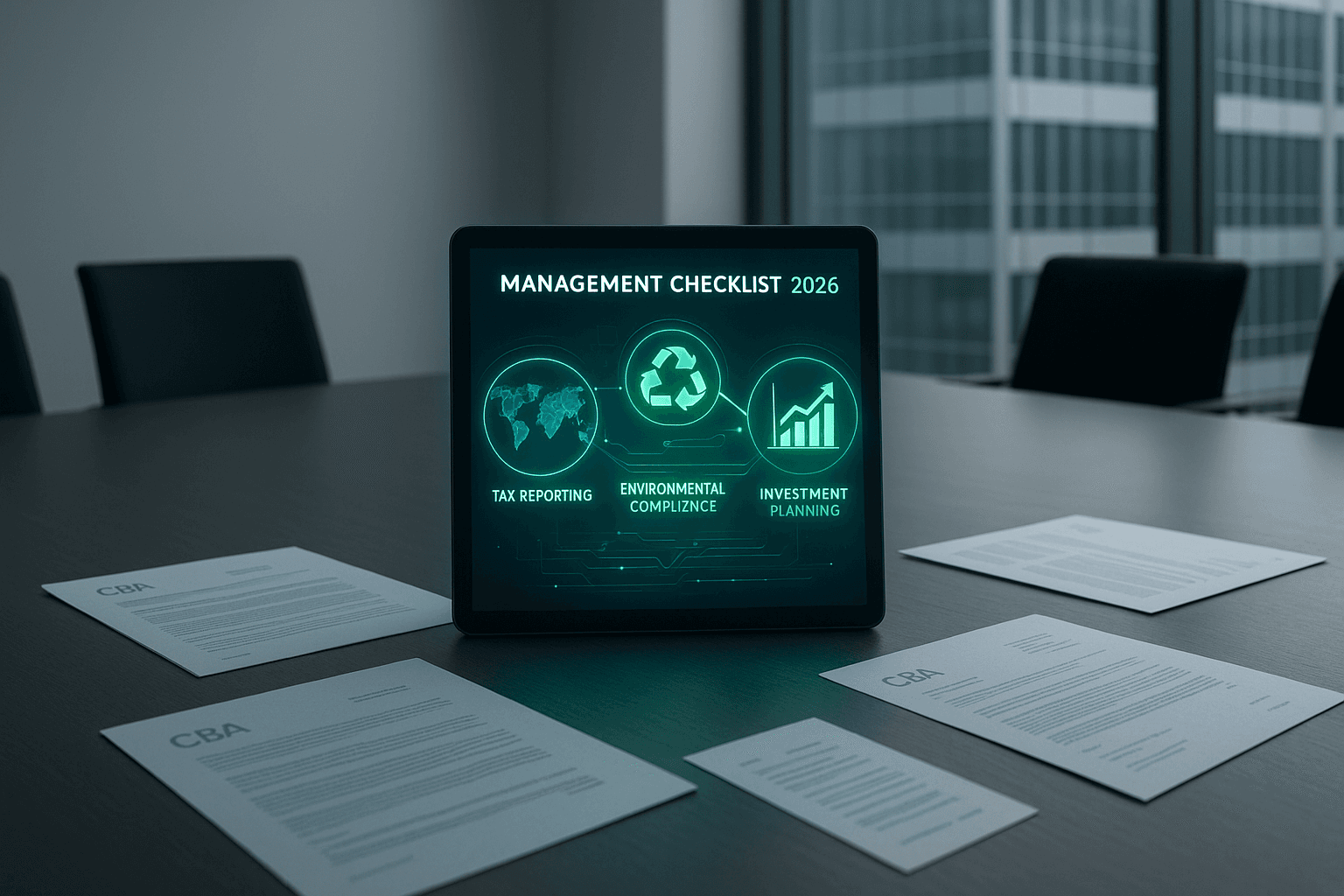 Ledelsens Tjekliste 2026: Nye regler for skat, emballage og miljøansvar