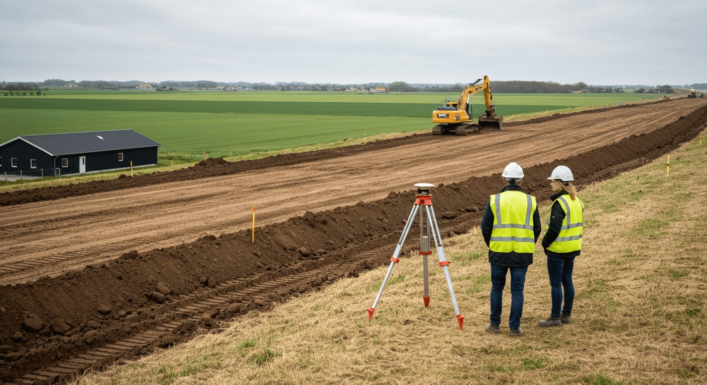 Anlæg af den nye motorvej kræver ekspropriation af landbrugsjord og naturområder