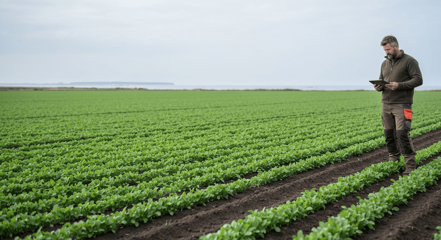 Landbruget møder nye krav om efterafgrøder for at beskytte kystvandene mod kvælstof.