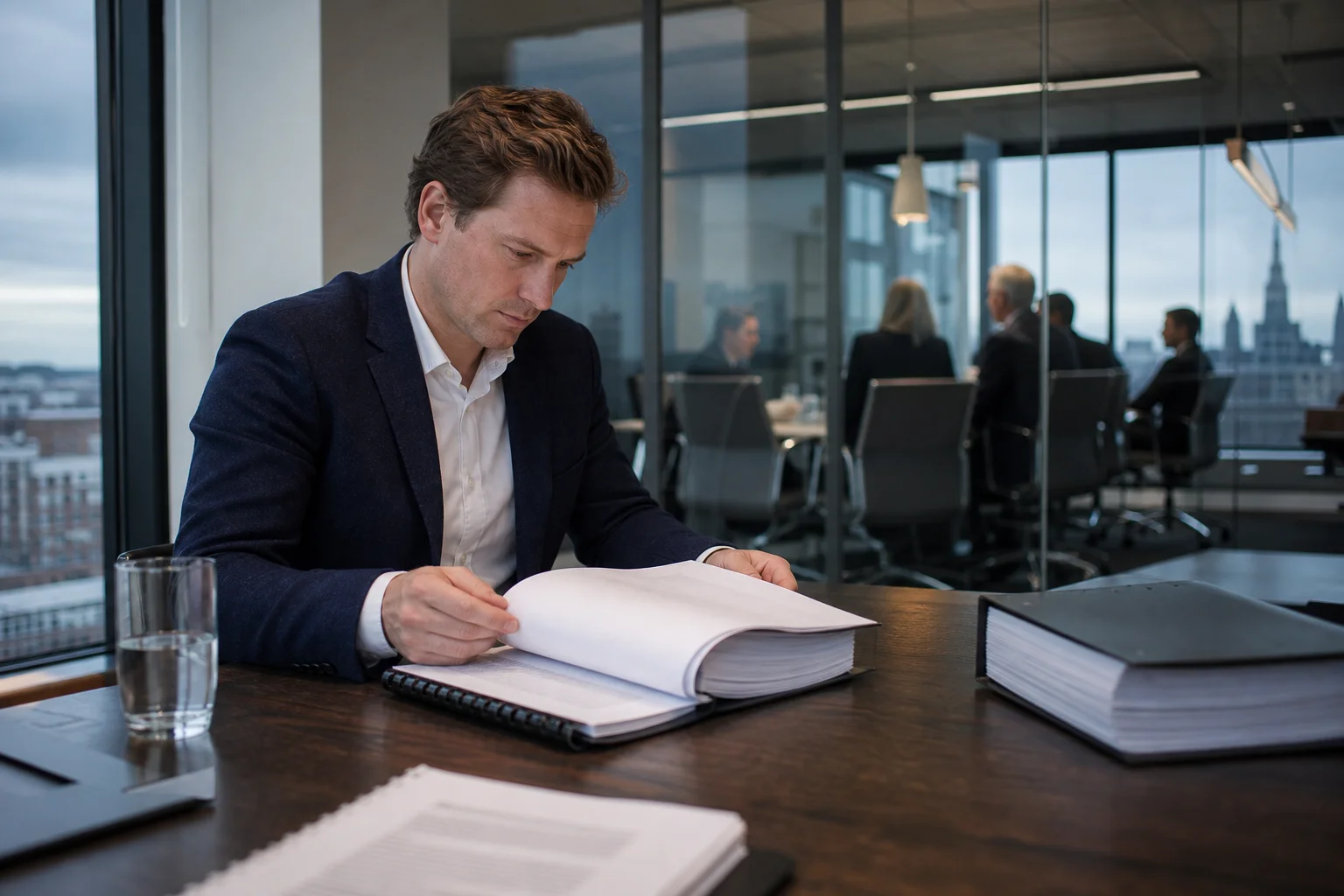 Illustration af tilsyn med europæiske fondsforvalteres compliance og revision.