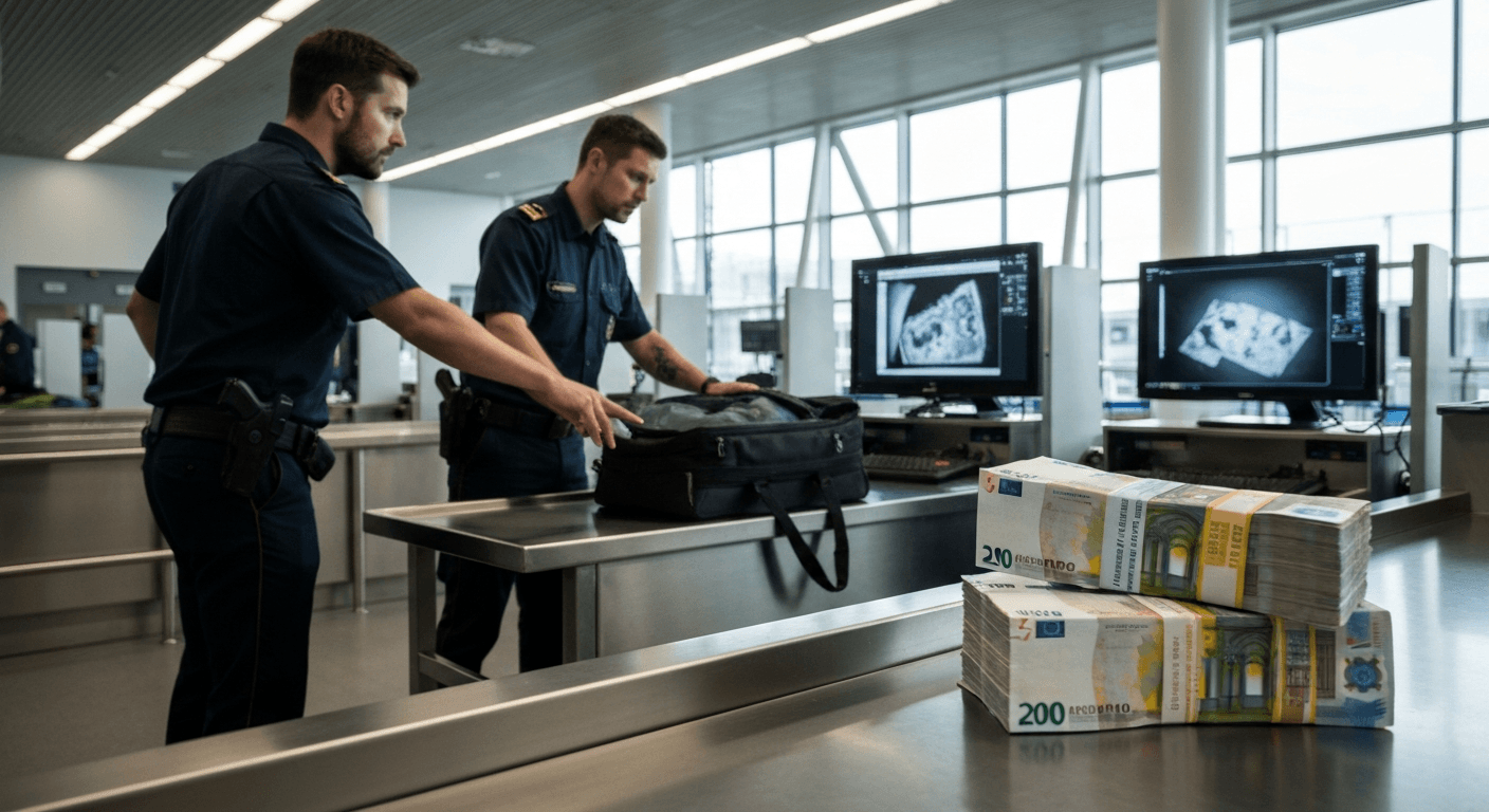 Toldmyndighederne skærper kontrollen med store kontantbeløb ved ind- og udrejse af EU.