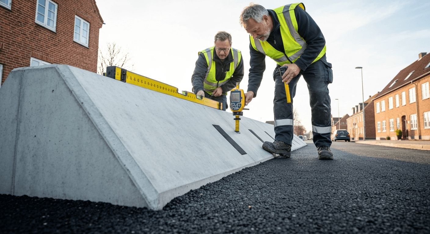 Vejbump skal fremover anlægges efter faste geometriske mål i stedet for måling af g-påvirkning