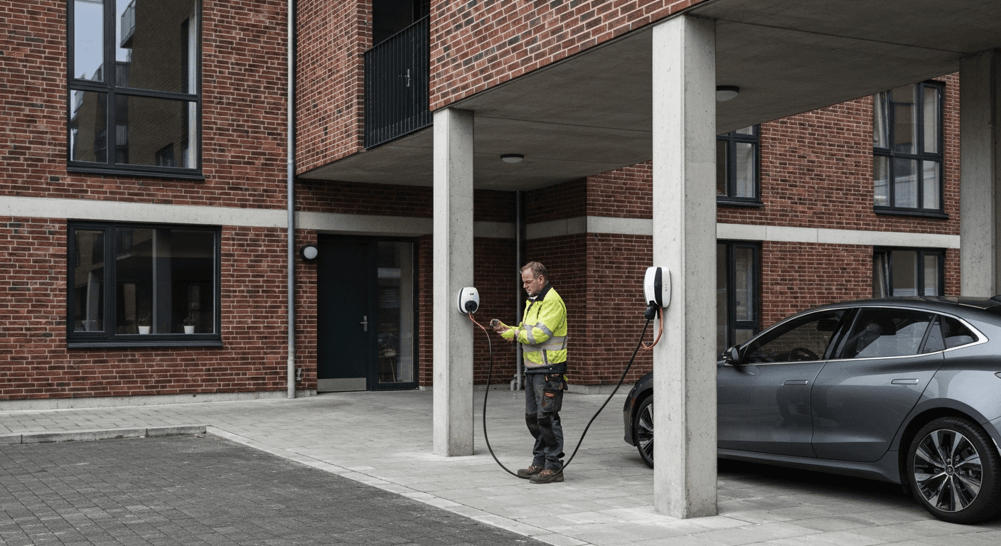 Nye regler giver lejere og andelshavere ret til opsætning af ladestandere ved boligen.
