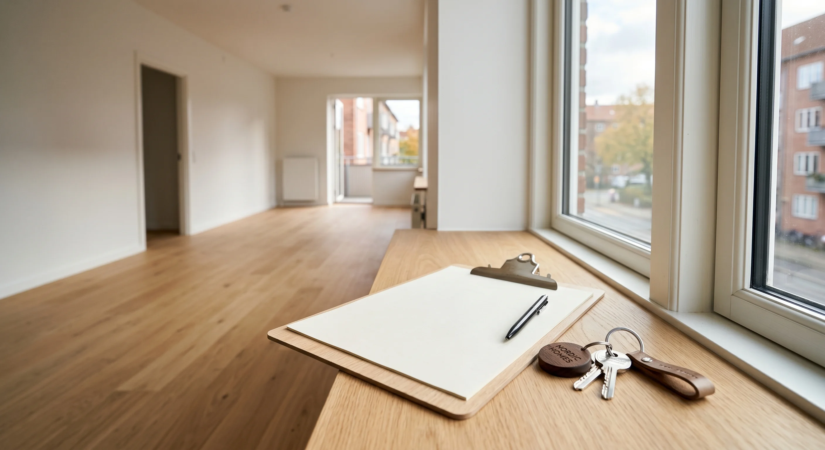 Illustration af manglende indflytningsrapport ved lejemål