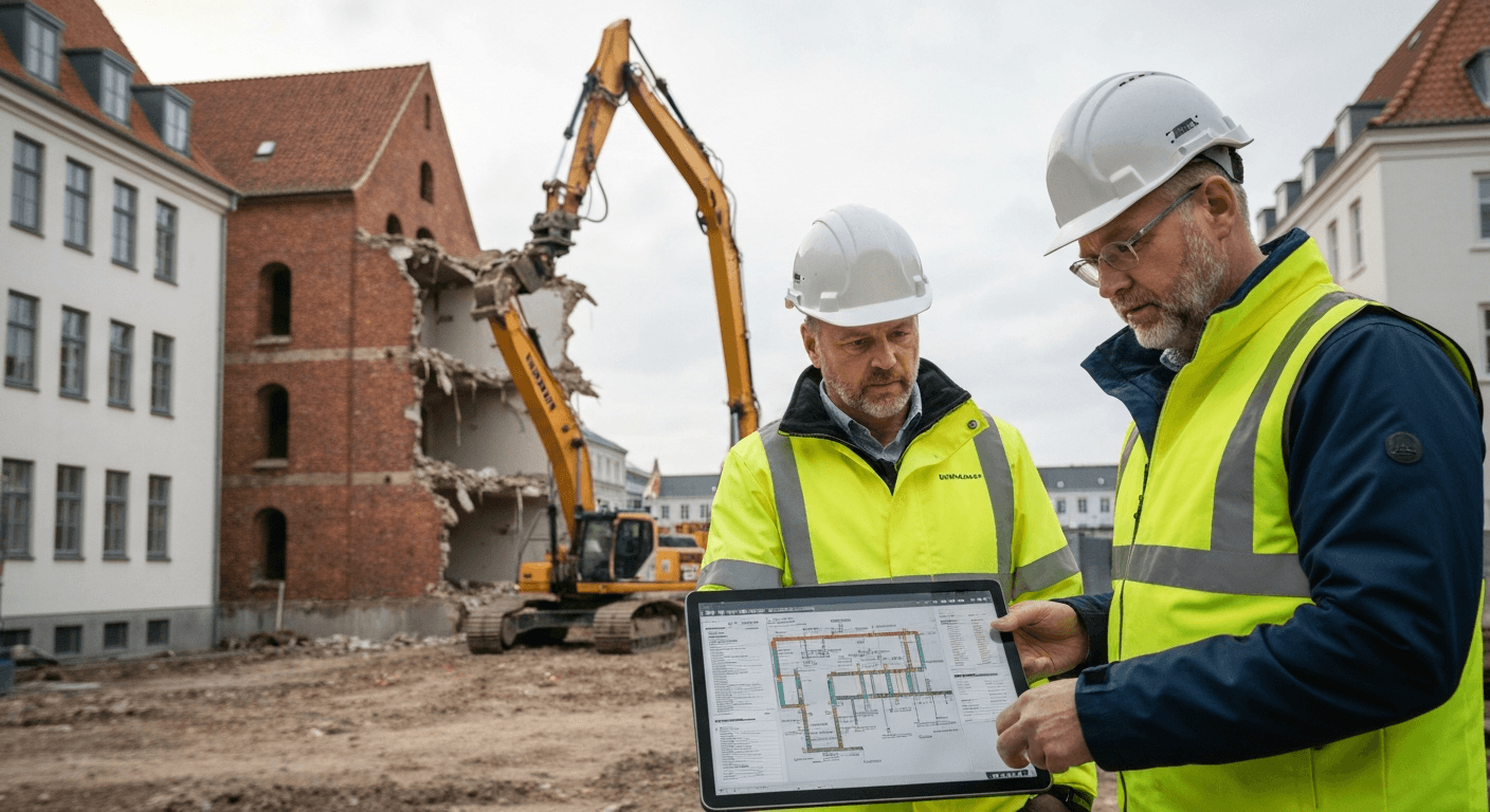 Nedrivningsopgaver kræver dokumenteret realisme i tidsplanen ved udbud