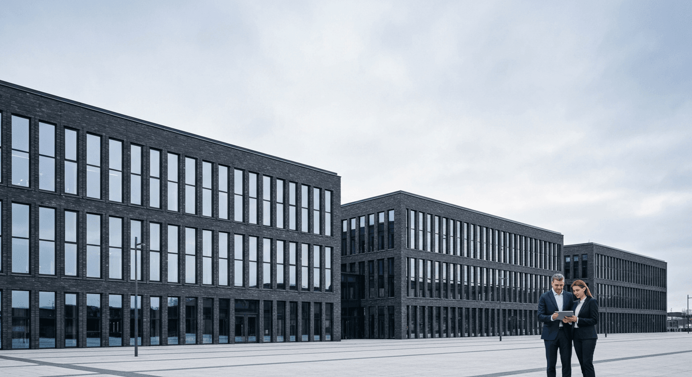 Moderne kontorejendomme udgør ofte kernen i internationale investeringsfonde og ejendomsporteføljer.