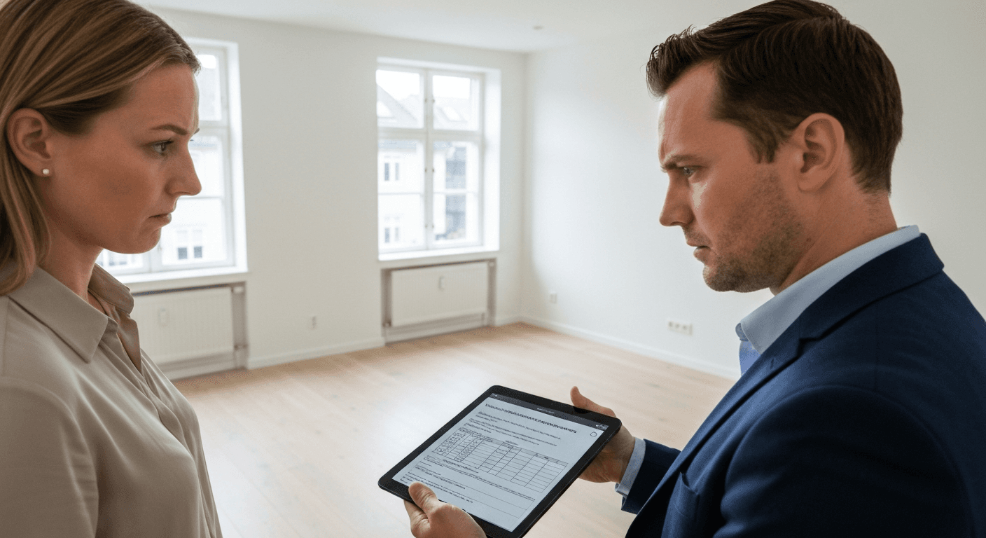 Digital gennemgang af fraflytningsrapport minimerer risikoen for formelle fejl under synet.