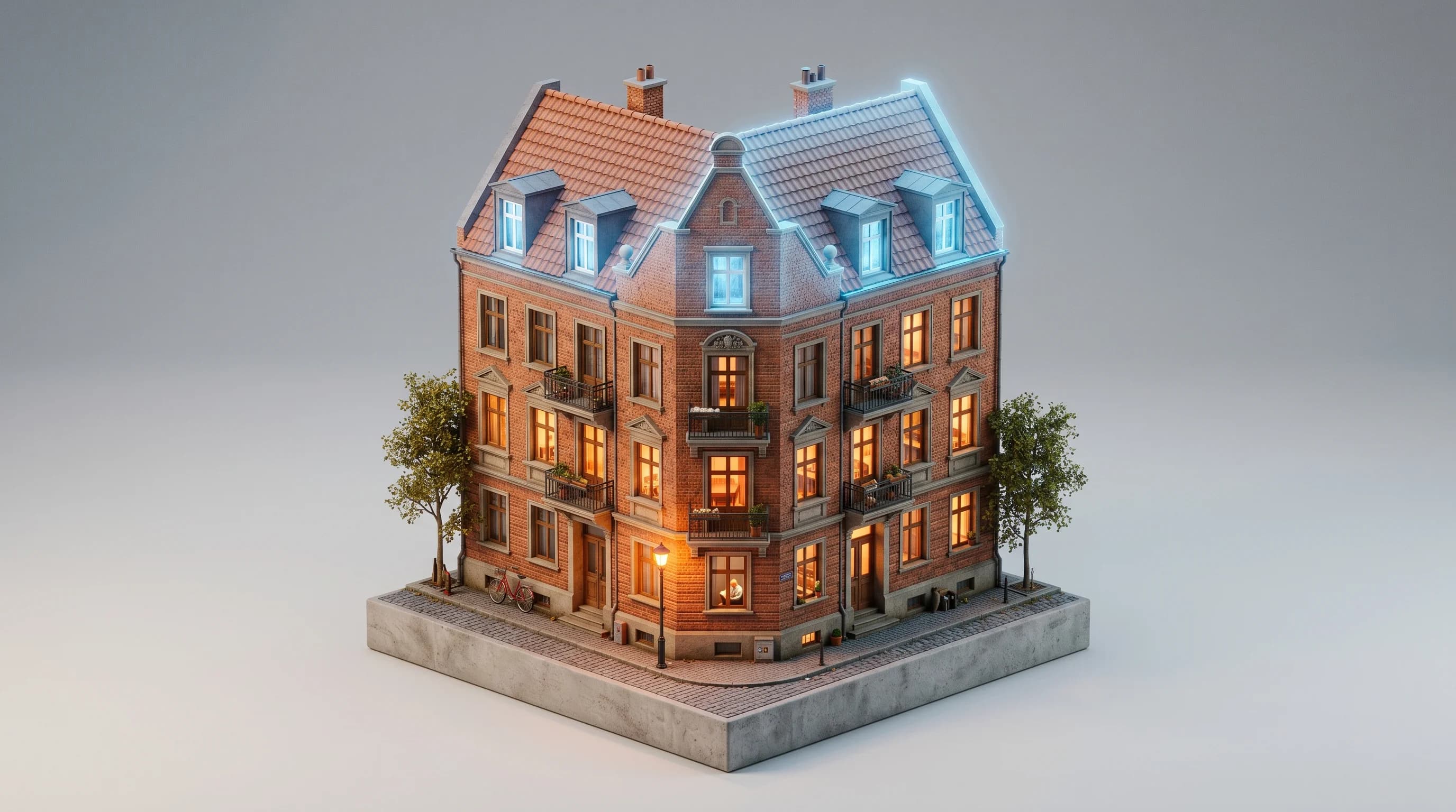 Varmetab i gavllejligheder kompenseres ofte, men afgøres af kommunalbestyrelsen.