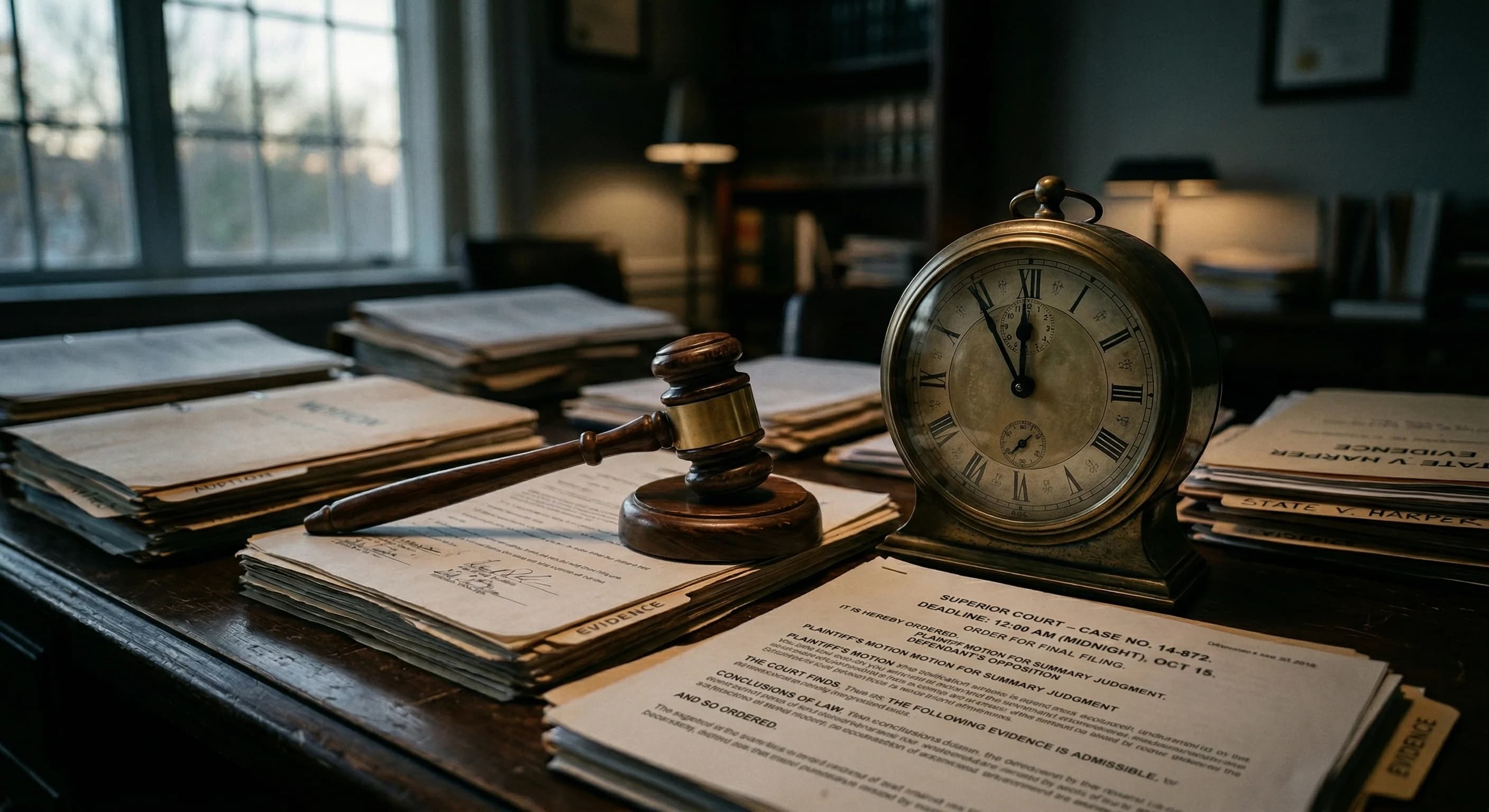 Retssal i landsretten under prøvesag