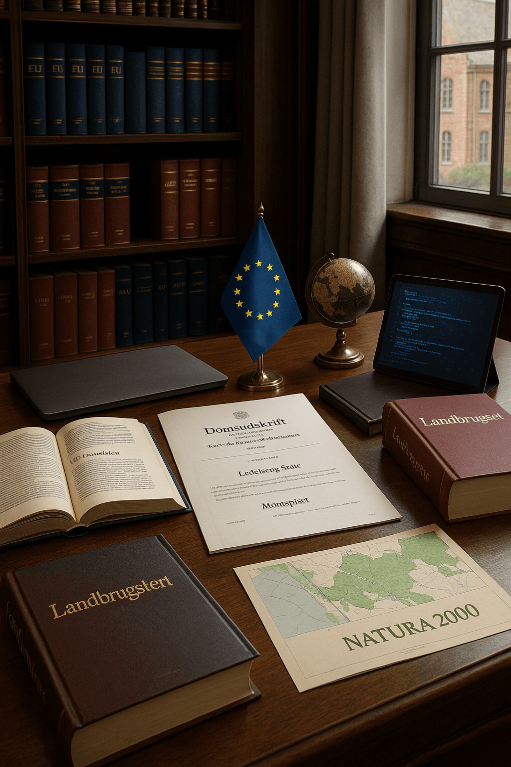 EU-rettens Rækkevidde: Nye Afgørelser om Ledelsens Sæde, AI-arbejde, Landbrugsstøtte og Natura 2000